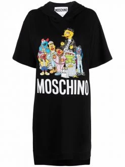 Moschino x Sesame Street© hooded jersey dress