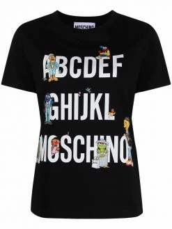 Moschino x Sesame StreetΒ© alphabet jersey T-shirt
