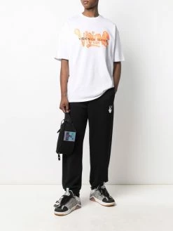 Moschino logo-patch belt bag