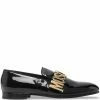 Top 10 ๐ Moschino Logo plaque glossy loafers ๐ฏ 2 Moschino logo-plaque glossy loafers