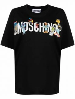 Moschino x Sesame Street© logo jersey T-shirt