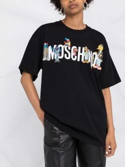 Moschino x Sesame Street© logo jersey T-shirt