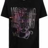 Moschino glitch effect Artwork print T-shirt