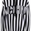 Moschino intarsia-knit two-tone hoodie