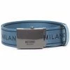 Moschino logo-tape belt