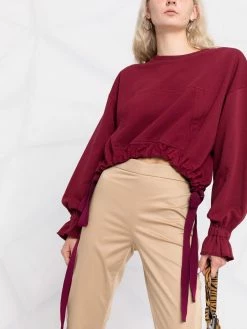 Moschino tapered cropped trousers