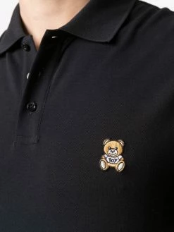Moschino teddy bear logo polo shirt