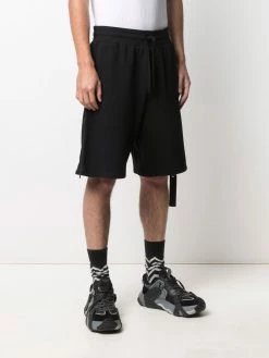 Moschino side-zip detail track shorts