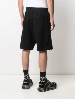 Moschino side-zip detail track shorts