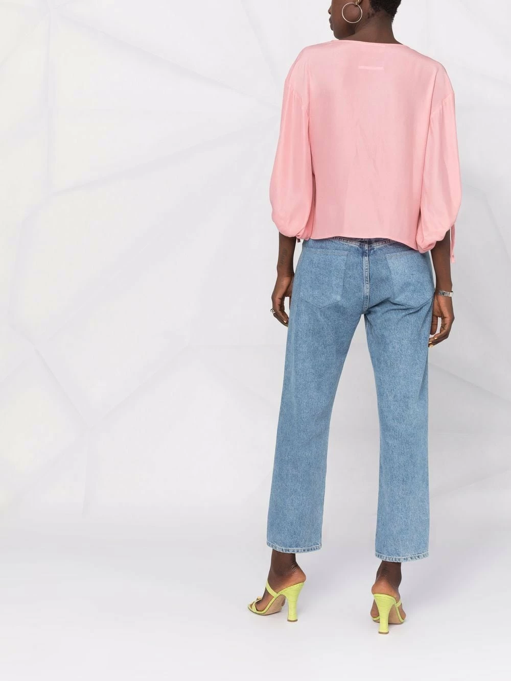 New ๐ Moschino Tie front blouse ๐คฉ 6 Moschino tie-front blouse