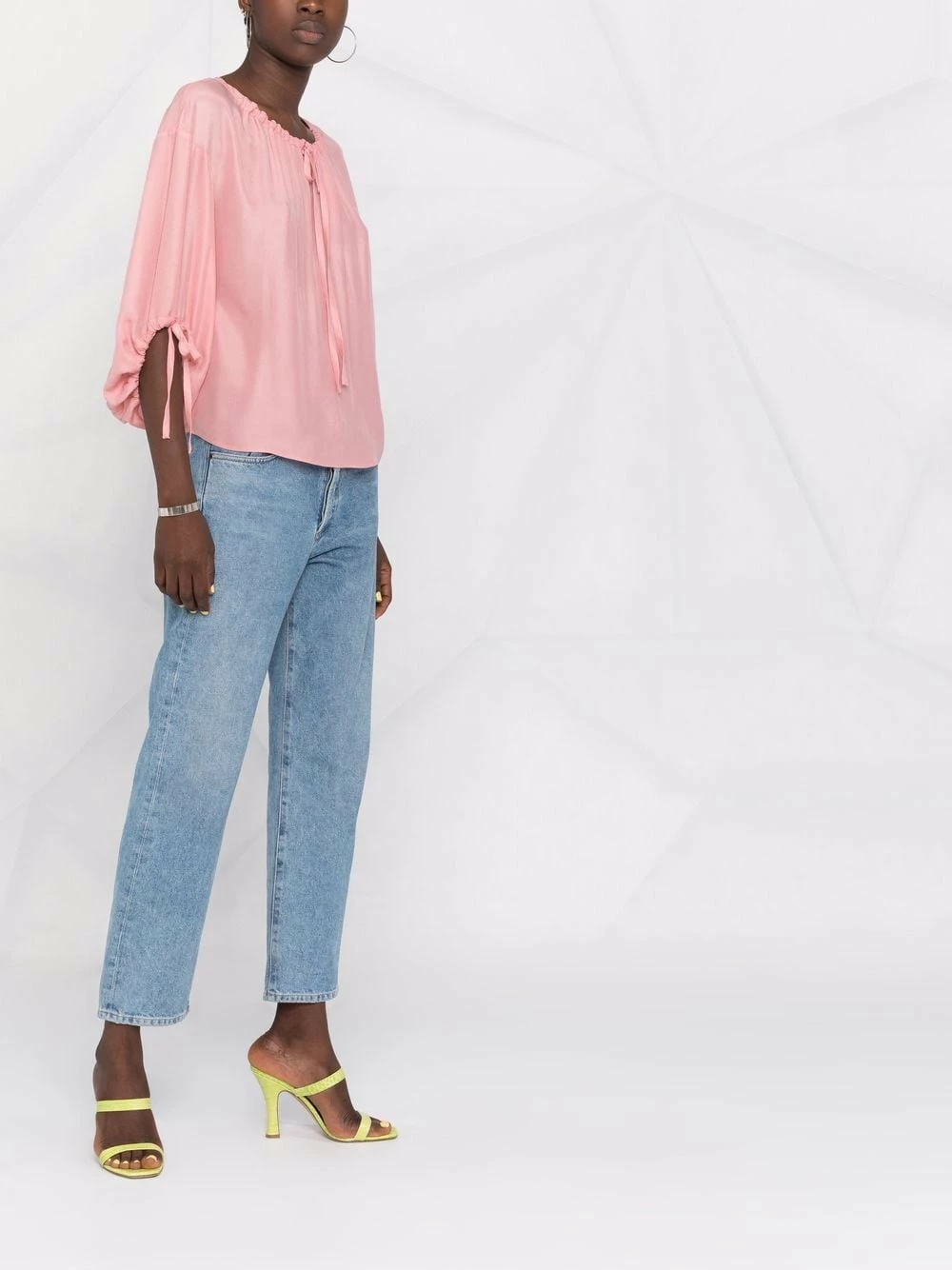 New ๐ Moschino Tie front blouse ๐คฉ 8 Moschino tie-front blouse