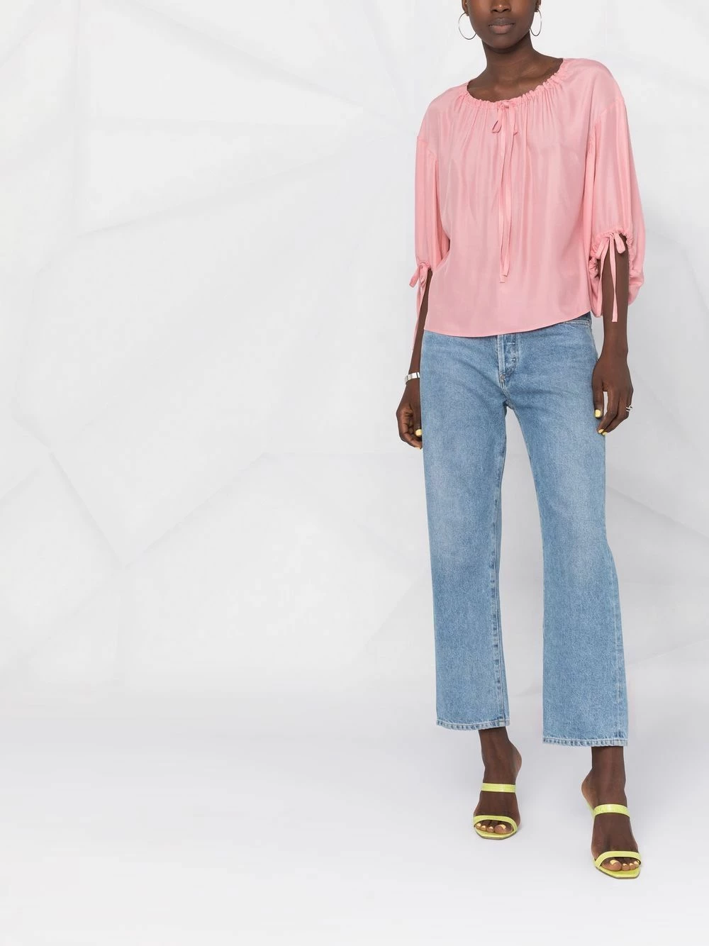 New ๐ Moschino Tie front blouse ๐คฉ 4 Moschino tie-front blouse