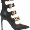 Moschino logo-plaque 110mm pumps