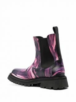 Brand new ๐ Moschino Abstract print Chelsea ๐ฅพ boots ๐ 8 Moschino abstract-print Chelsea boots