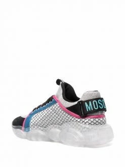 Moschino Teddy logo-strap sneakers