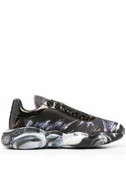 Moschino Teddy sole abstract-print sneakers