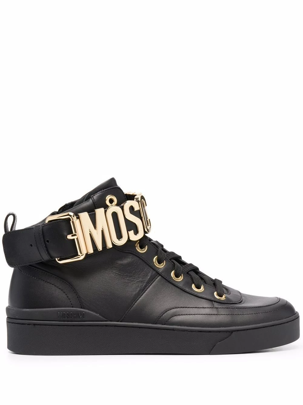 Best reviews of ๐ Moschino Lettering logo high top ๐ sneakers โ๏ธ 3 Moschino lettering logo high-top sneakers