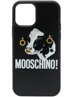 Moschino graphic-print iPhone 12 case