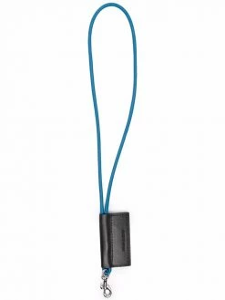 Moschino logo-embossed keyring