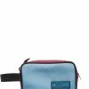 Moschino two-tone logo-patch wash bag