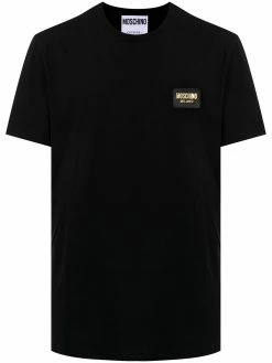 Moschino logo plaque-detail T-shirt