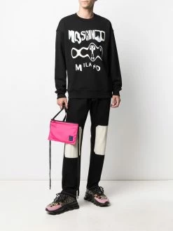 Moschino glitch-effect logo sweatshirt