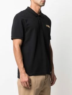 Moschino painted-logo polo shirt