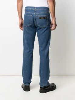 Moschino logo-lettering straight-leg jeans