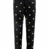 Moschino Teddy-embroidered velour track pants