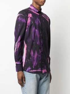 Moschino paint stroke long-sleeved shirt