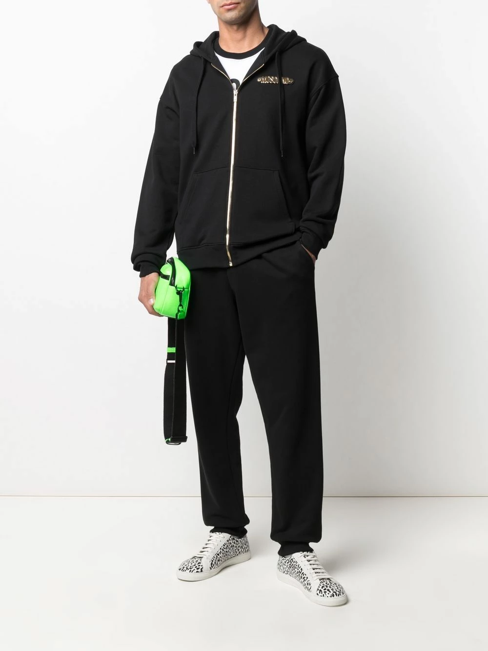 Cheapest โจ Moschino Logo lettering zipped hoodie ๐คฉ 4 Moschino logo-lettering zipped hoodie