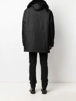 Top 10 ๐ Moschino Logo plaque faux fur parka ๐ 11 Moschino logo-plaque faux-fur parka