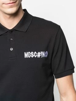 Moschino symbol logo polo shirt