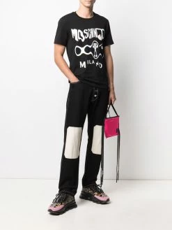 Moschino glitch-effect logo T-shirt