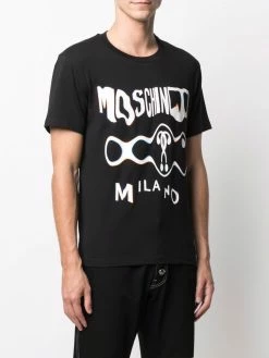 Moschino glitch-effect logo T-shirt