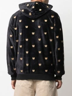 Moschino teddy bear chenille zipped sweater