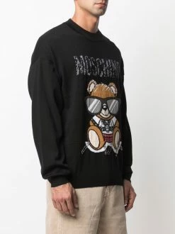 Moschino teddy bear print sweater