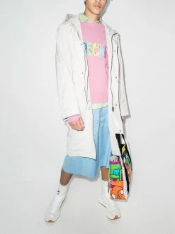 Moschino logo-print crew-neck jumper