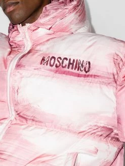 Moschino Painting padded jacket