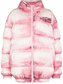Moschino Painting padded jacket