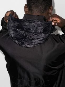 Moschino logo-plaque lightweight jacket