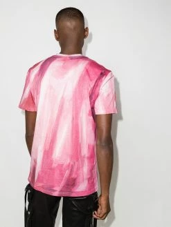 Moschino painted-effect logo print T-shirt
