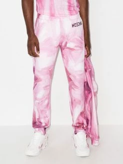 Moschino brushstroke-effect track pants