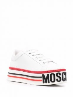 Moschino logo-sole platform sneakers