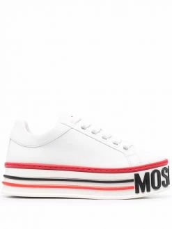Moschino logo-sole platform sneakers