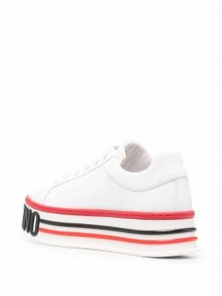 Moschino logo-sole platform sneakers