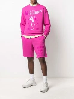 Moschino drawstring track shorts