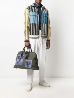 Moschino logo top-handle holdall