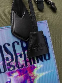 Moschino logo top-handle holdall