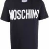 Moschino logo-print stretch-cotton T-shirt